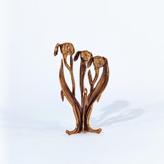 Antonella Caprio Saviato. Portacandele in stile Art Nouveau, Italia, anni '60