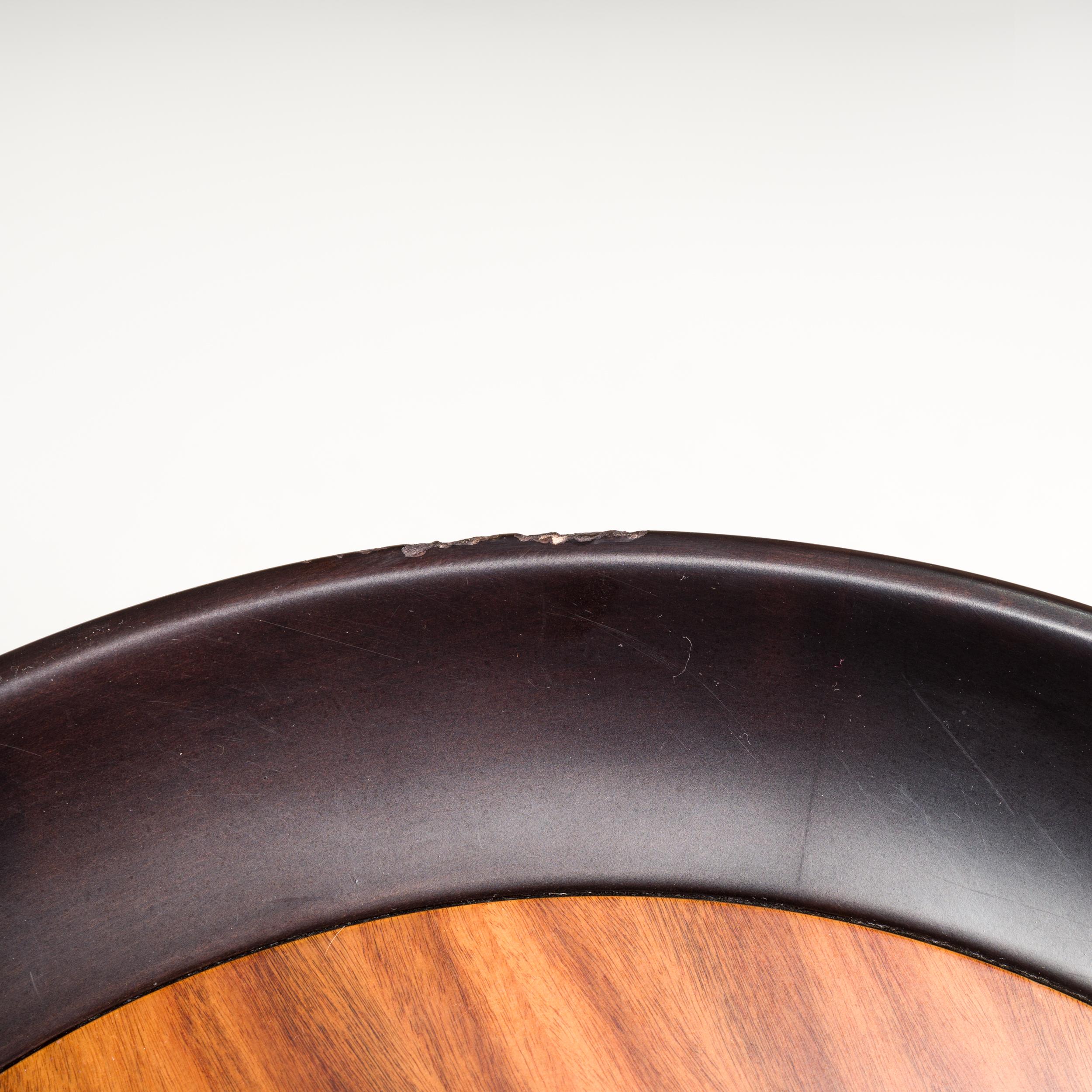 Contemporary Giorgetti by Antonello Mosca Athene Wooden Round Side Table