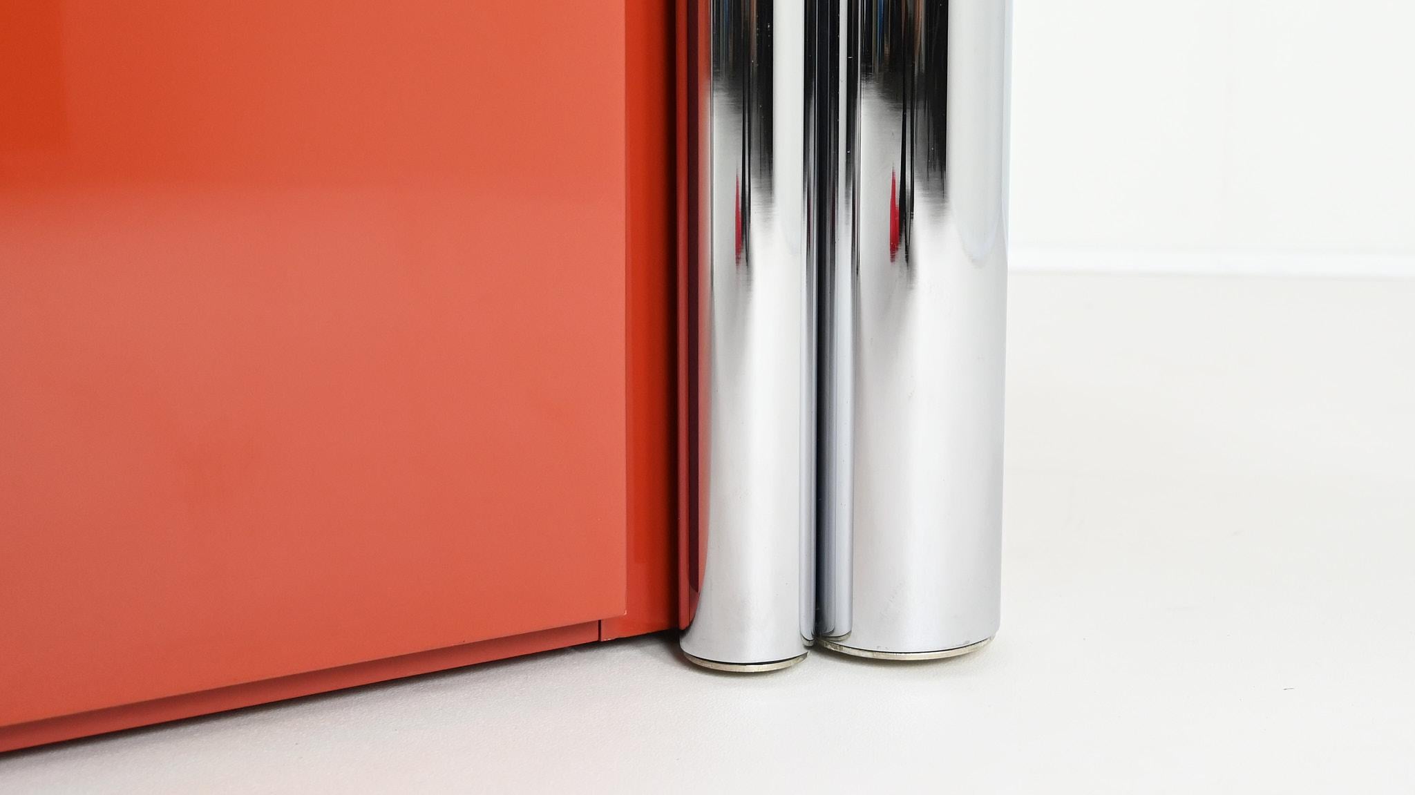 Metal Antonello Mosca, sideboard for Cinova, Italy C.1969