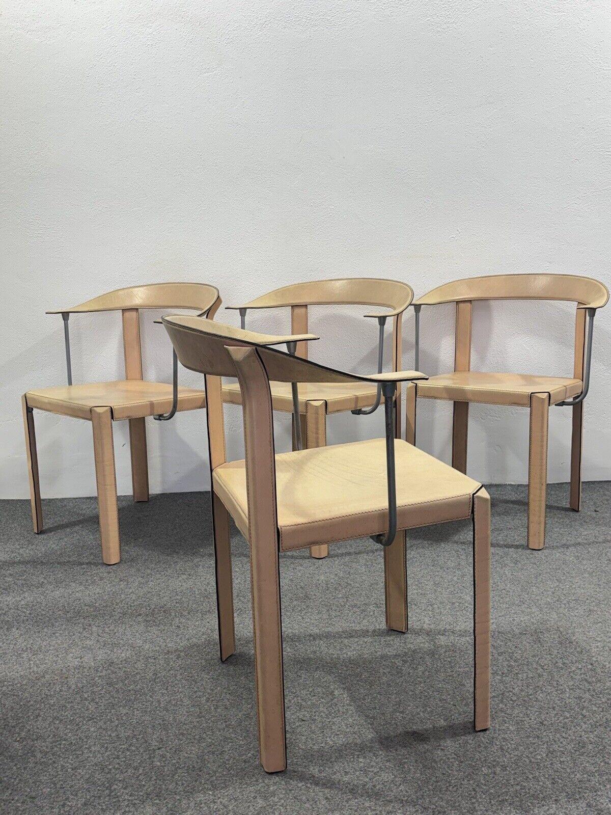 Antonello Mosca Ycami Set de 4 fauteuils 1980's Modern Design en vente 7