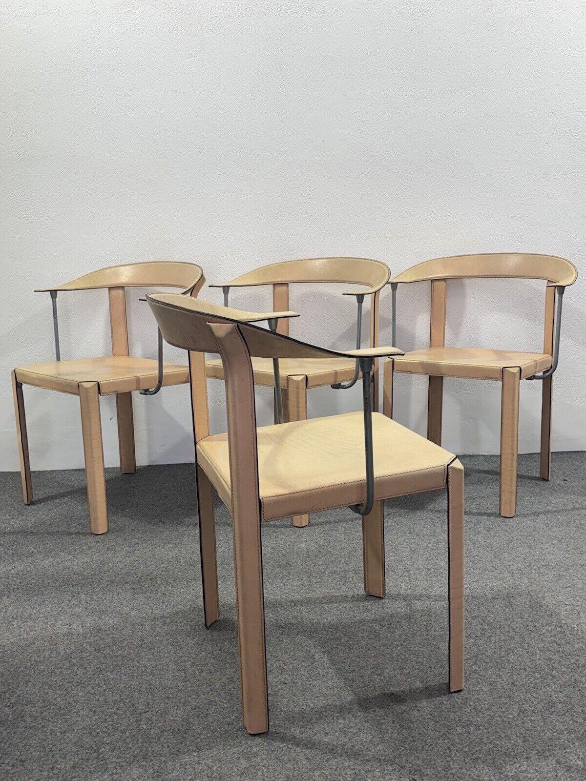 Antonello Mosca Ycami Set de 4 fauteuils 1980's Modern Design en vente 8