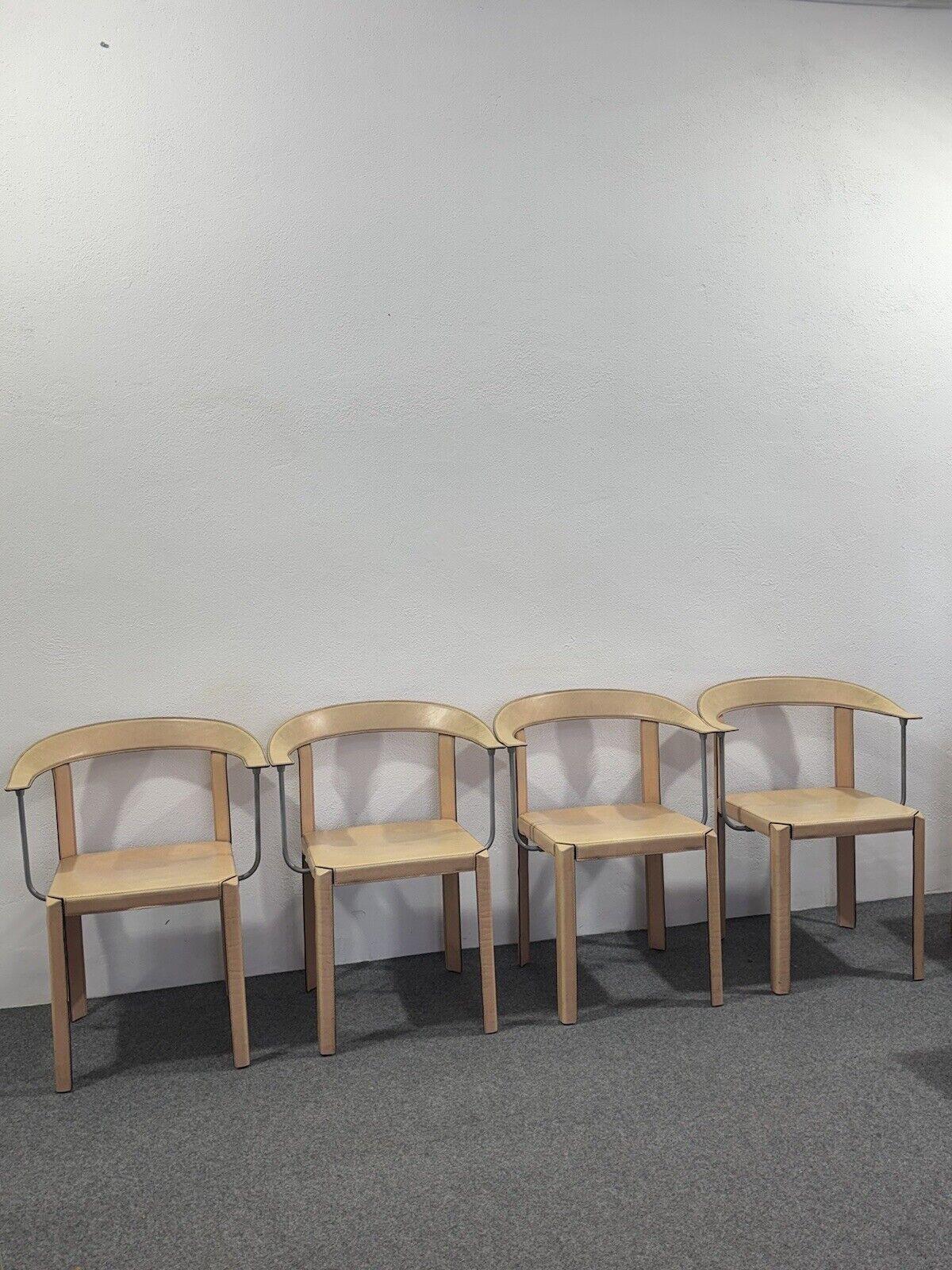 Antonello Mosca Ycami Set de 4 fauteuils 1980's Modern Design en vente 9