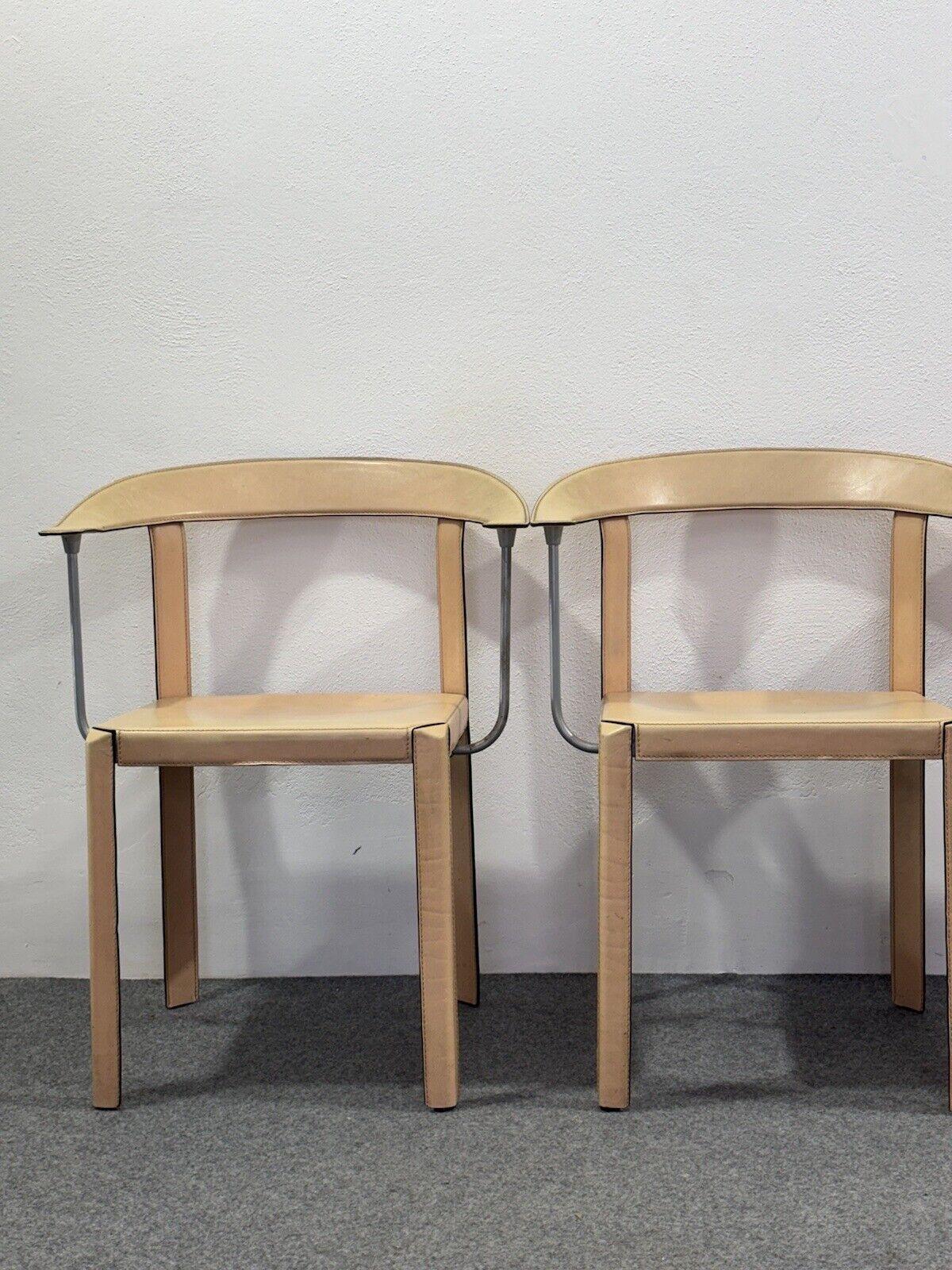 Antonello Mosca Ycami Set de 4 fauteuils 1980's Modern Design en vente 10