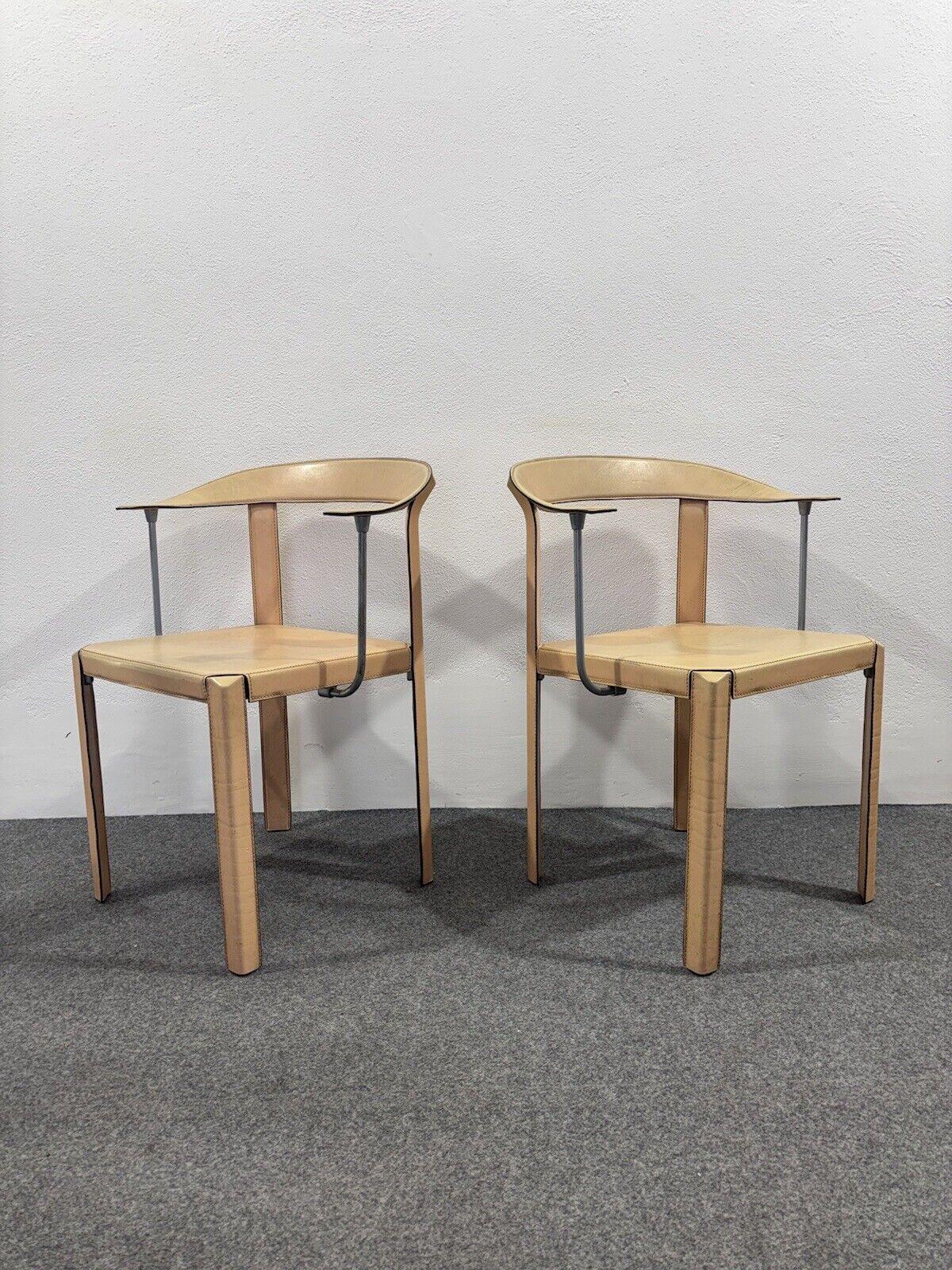 Late 20th Century Antonello Mosca Ycami Set de 4 fauteuils 1980's Modern Design en vente