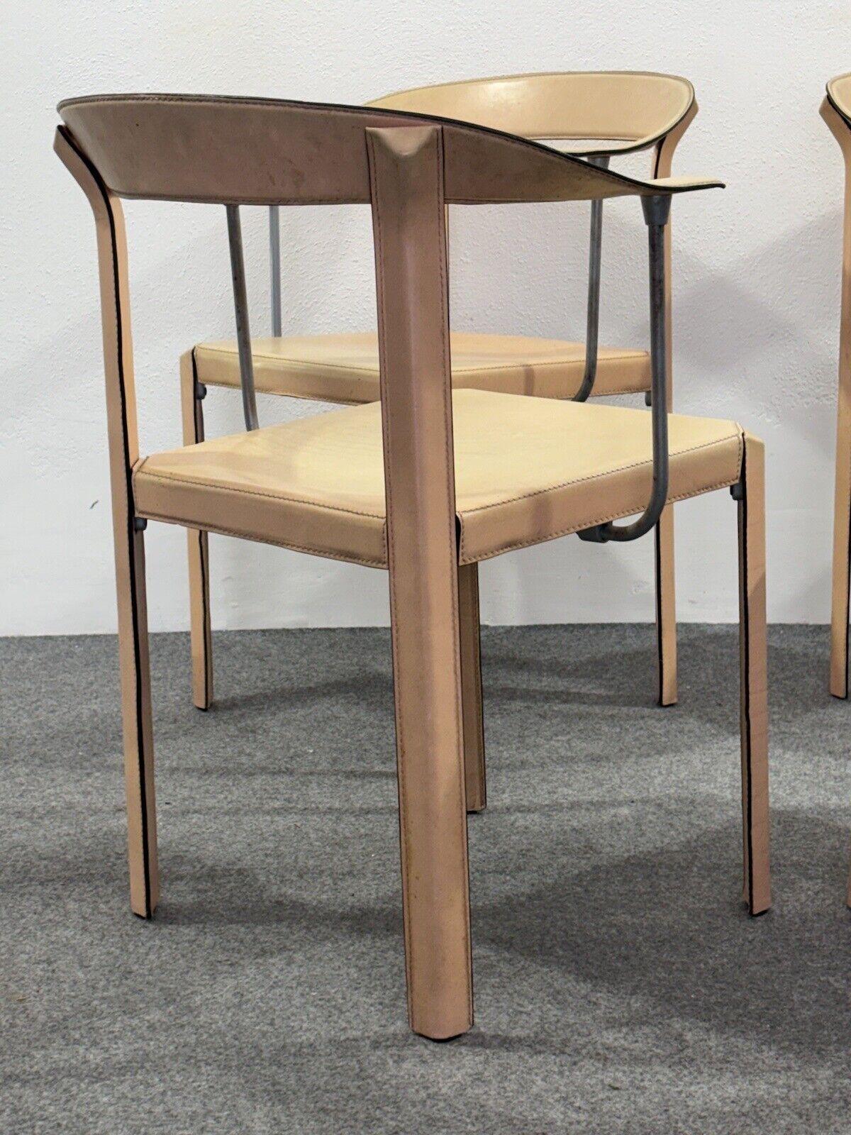 Antonello Mosca Ycami Set de 4 fauteuils 1980's Modern Design en vente 1