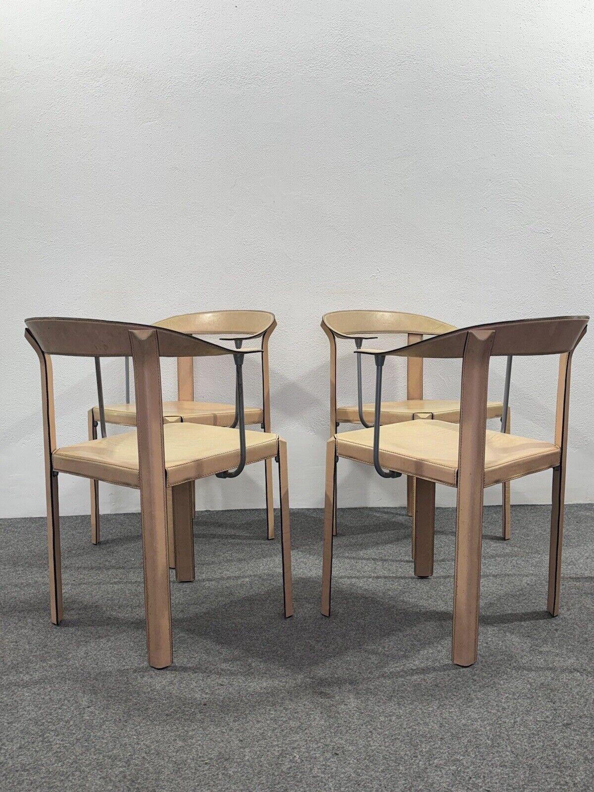 Antonello Mosca Ycami Set de 4 fauteuils 1980's Modern Design en vente 2