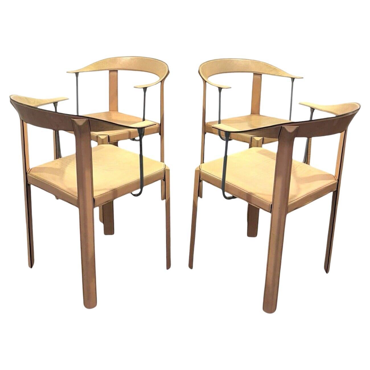 Antonello Mosca Ycami Set 4 Poltroncine Design 1980’s Modernariato im Angebot