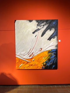 “Perséfone (Persephone)”, 2025, Mixed Media and Oil, Large Abstract Painting