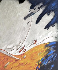 “Perséfone (Persephone)”, 2025, Mixed Media and Oil, Large Abstract Painting