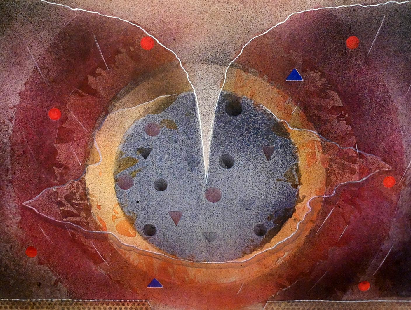 Portal de energía - Acrílico sobre tela - Black Abstract Painting by Antoni Carbonell Tobias