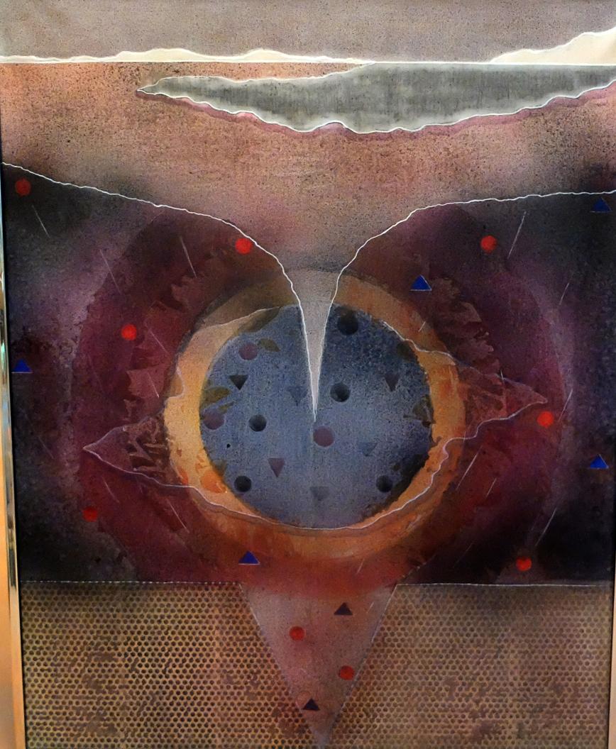 Antoni Carbonell Tobias Abstract Painting - Portal de energía - Acrílico sobre tela