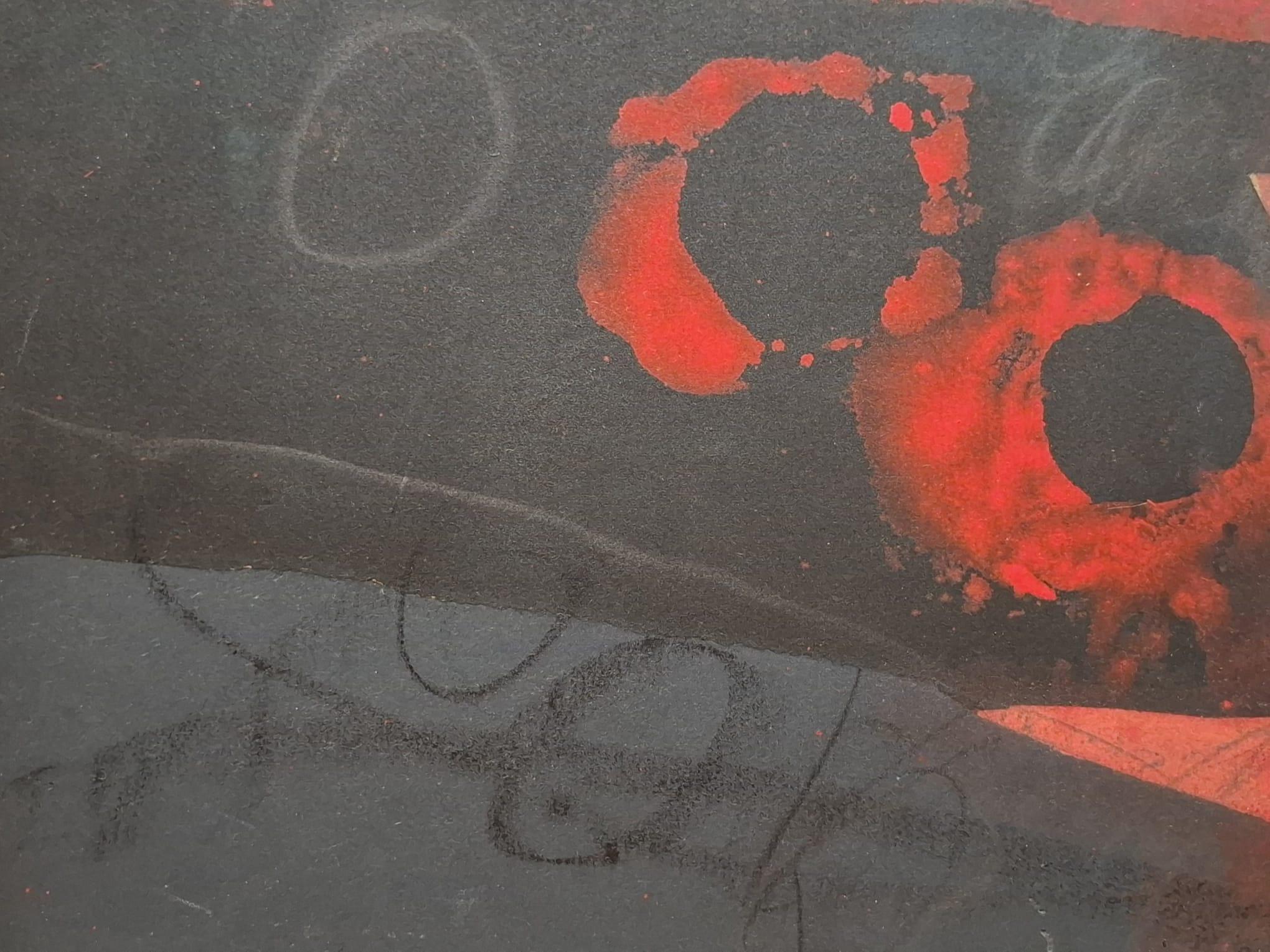 Composición (Abstrakt), Mixed Media Art, von Antoni Clavé