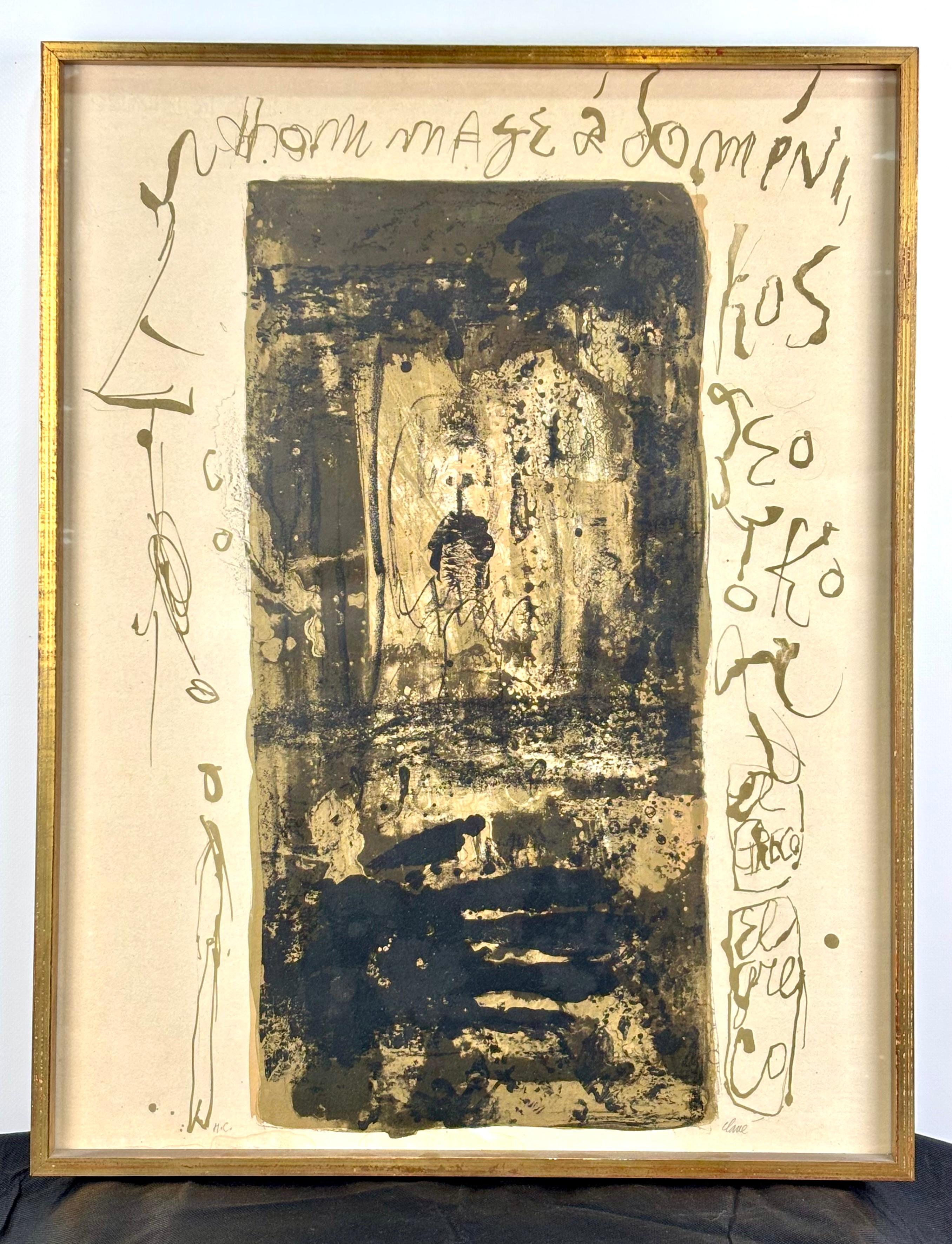 Hommage à Greco For Sale 1