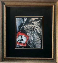 Pintura collage abstracto Antoni Clave