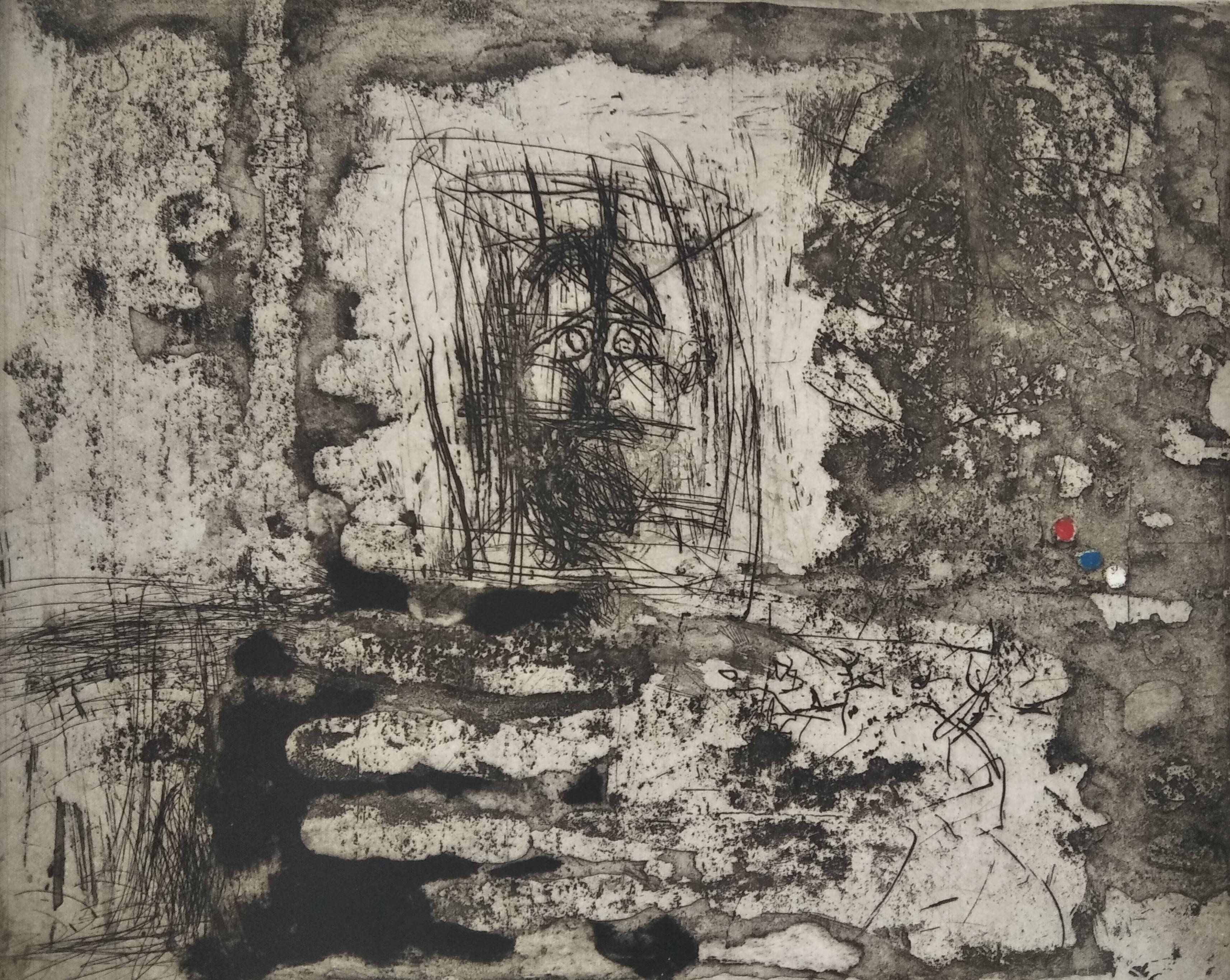 Abstract Painting di Antoni Clavé - Senza titolo