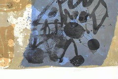 Abstract Composition - Lithograph by Antoni Clavé - 1970s