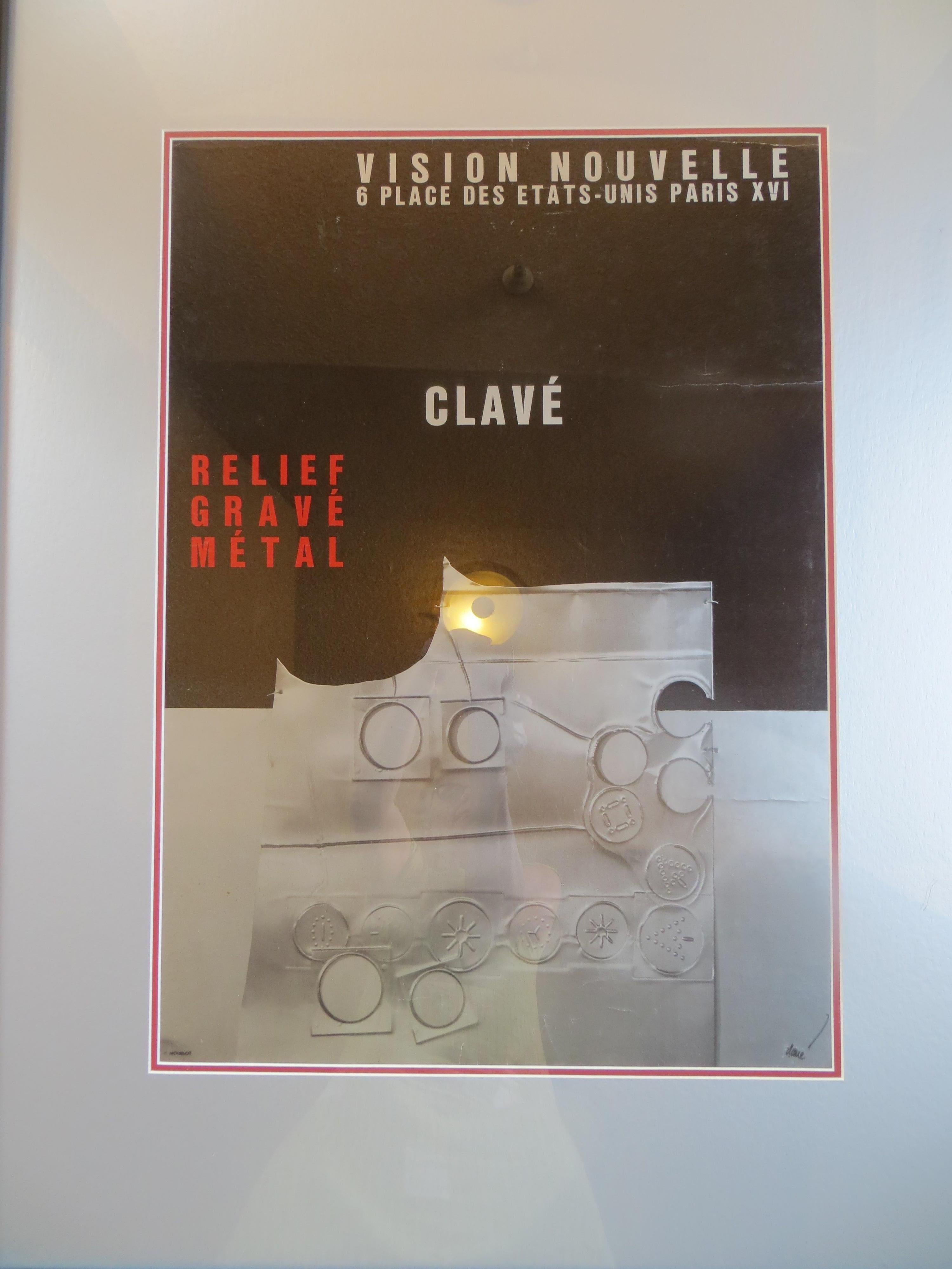 Dopo Antoni Clavé Clavé- Vision Nouvelle - manifesto firmato in vendita 4