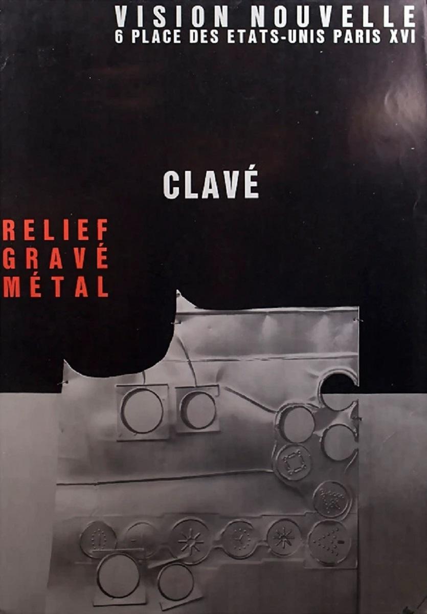 After Antoni Clavé
Clavé- Vision Nouvelle - Relief, Gravé, Métal
color print on poster paper signed by himself
Prints & Graphic Art Custom framed 
Antoni Clavé was a Spanish painter, printmaker, and set designer celebrated for his dark and lyrical