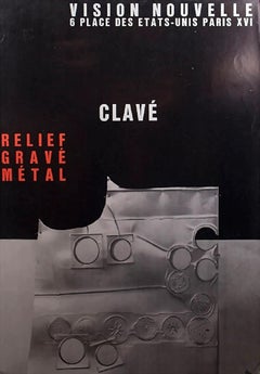 Dopo Antoni Clavé Clavé- Vision Nouvelle - manifesto firmato