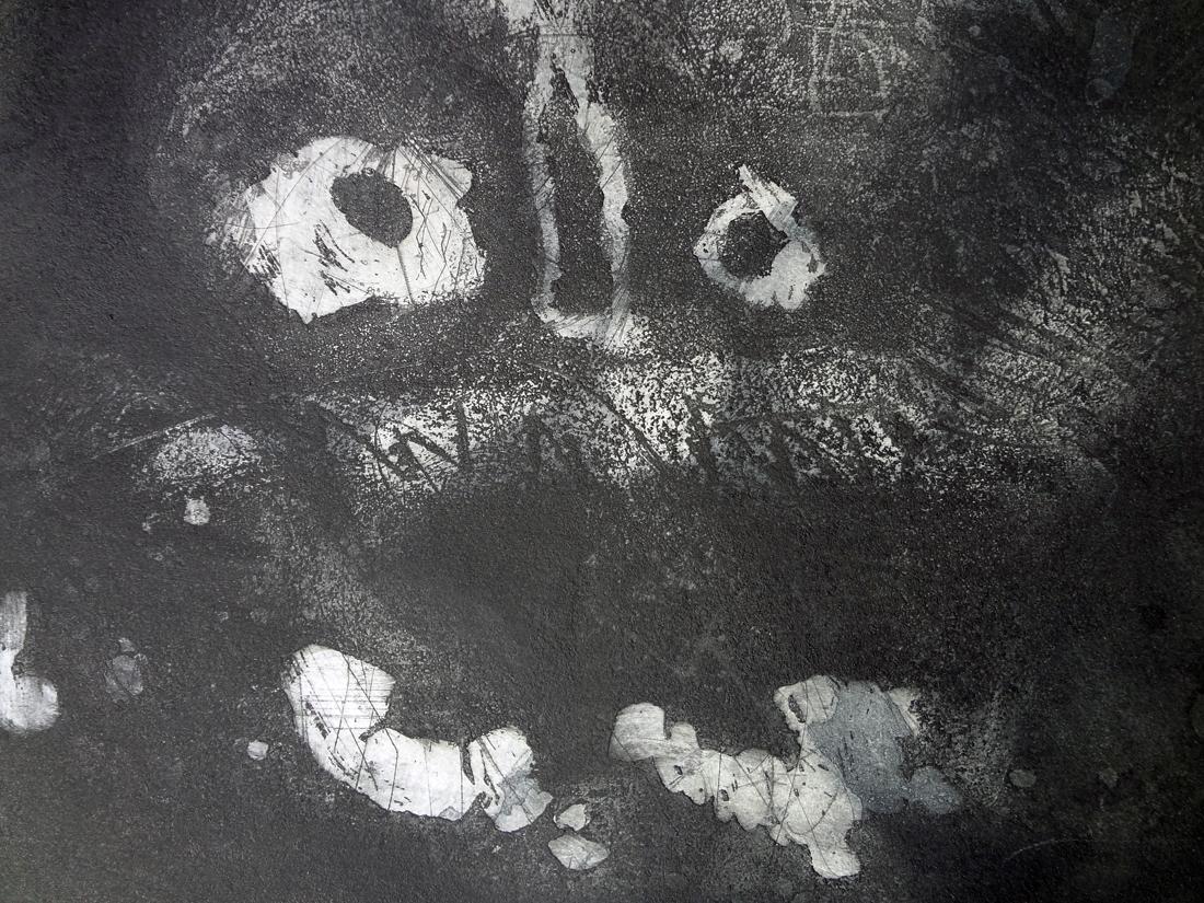 Antoni Clavé - GUERRERO (Guerriero) Acquaforte Astrazione spagnola Contemporanea in vendita 1