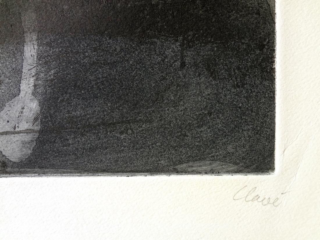 Antoni Clavé - GUERRERO (Guerriero) Acquaforte Astrazione spagnola Contemporanea 4