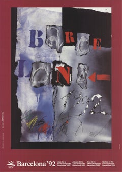 Antoni Clave "Olympics 1992 Barcelona" 1992- Lithographie offset