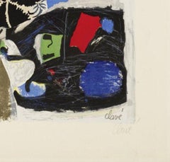 Ecole de Paris - Lithograph by Antoni Clavé - 1956