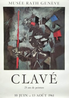 Musée Rath Genève. CLAVÉ: 25 ans de peinture. 10 juin - 13 août 1961, 1961