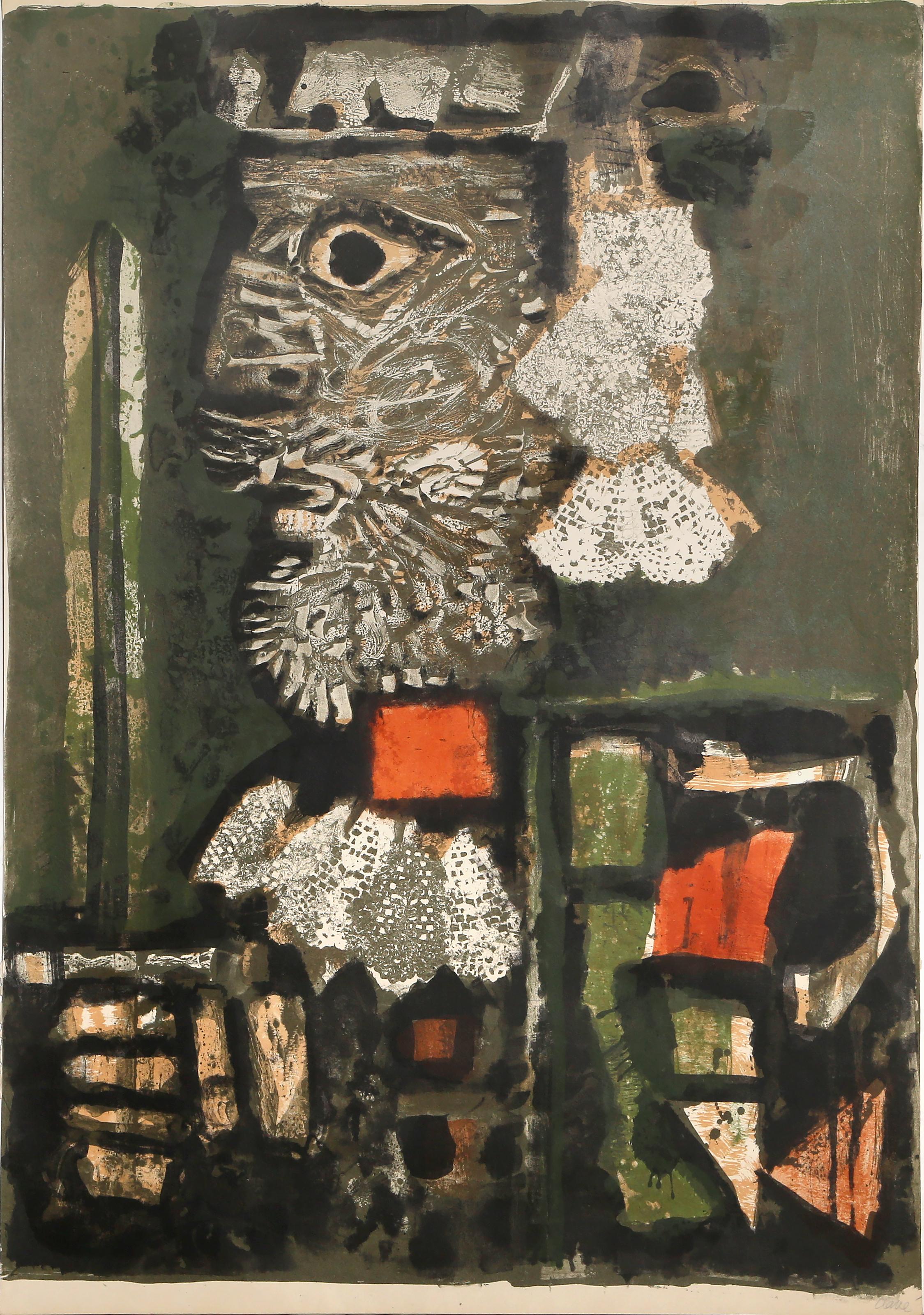 Roi de Cartes (King of Cards), Modern Figurative Lithograph by Antoni Clave