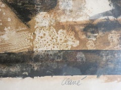 Nature morte avec lithographie couleur melon d'eau d'origine 73/95