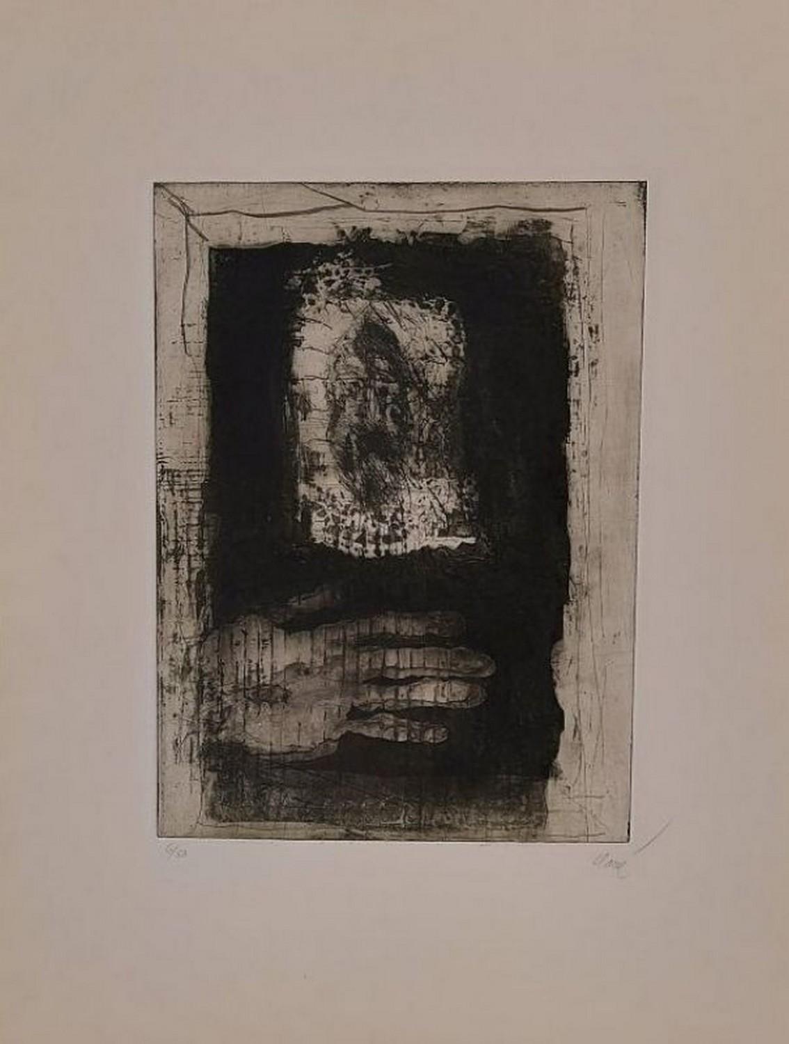 Abstract Print Antoni Clavé - La main 
