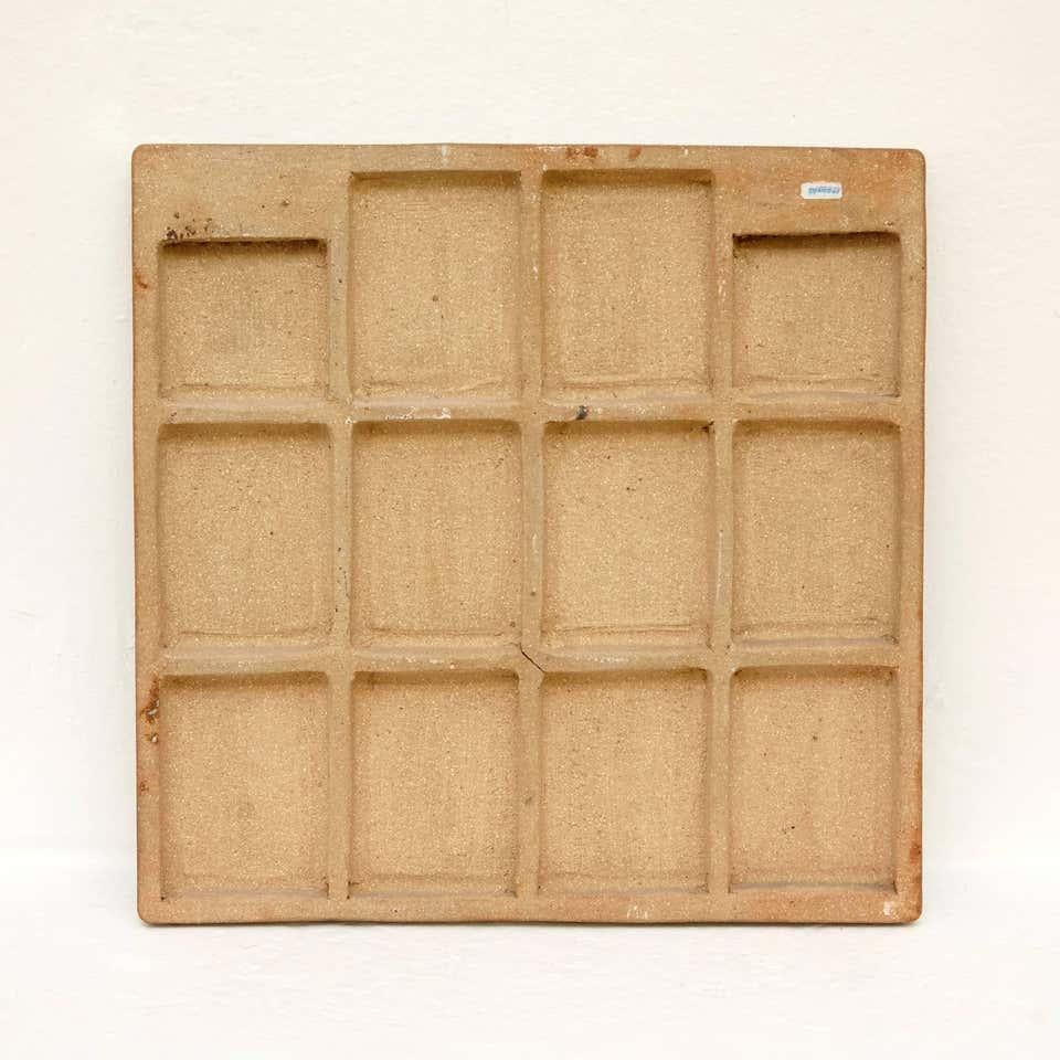 Fin du 20e siècle Antoni Cumella, œuvre d'art en céramique abstraite minimaliste, 1979 en vente