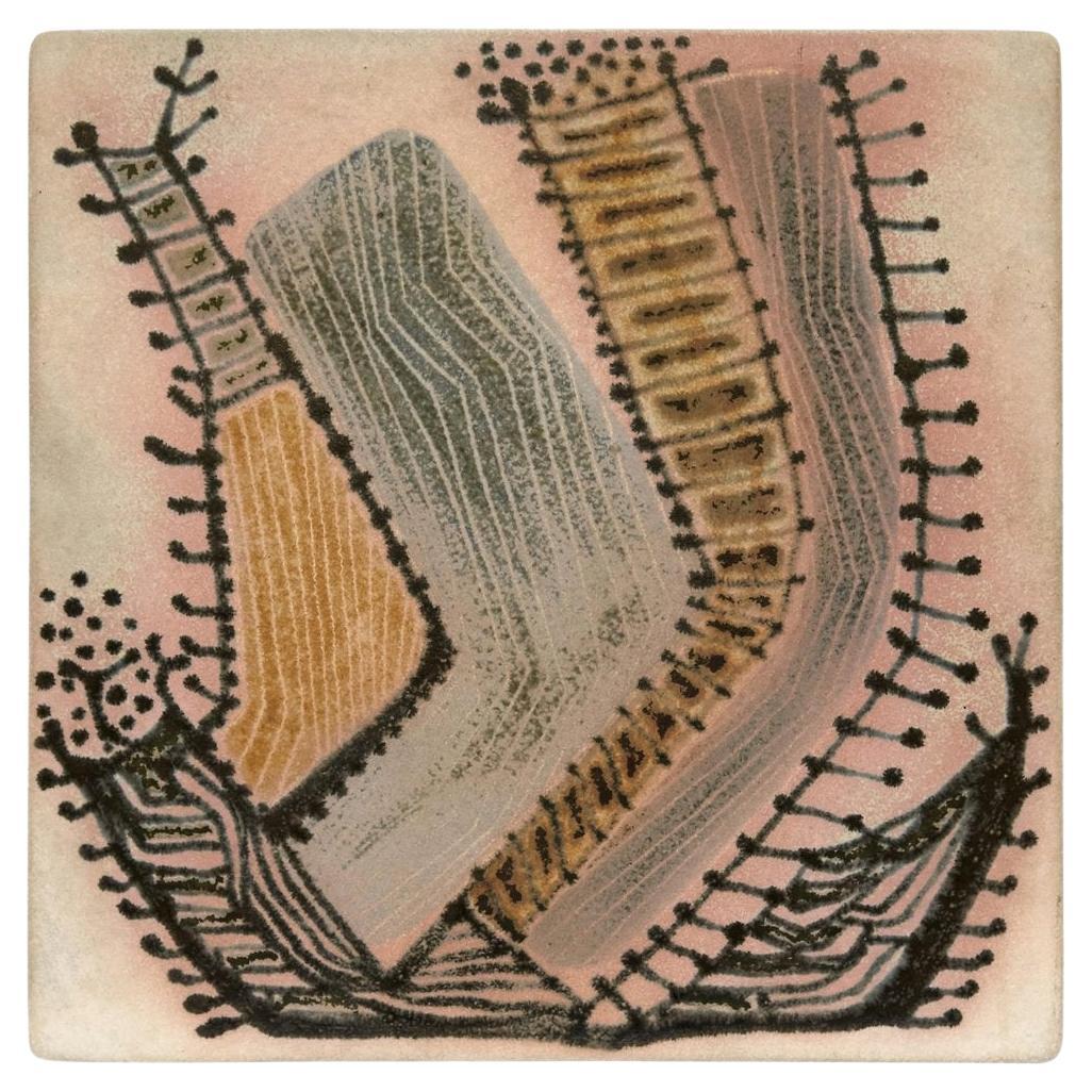 Antoni Cumella Abstraktes minimalistisches keramisches Kunstwerk, 1979