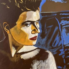 Zuza, Figurative Acrylic Painting, Polish art classic