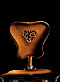 Antoni Gaudí Calvet Chair, Solid Oak, Jugendstil Design, Spain, New