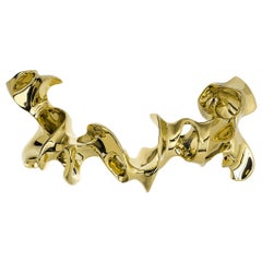Antoni Gaudi, Calvet Door Handle, Polished Solid Brass, Spain, Modernism