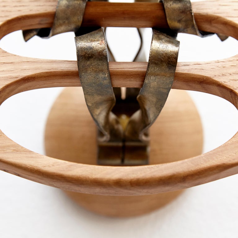Antoni Gaudi Calvet Hanger Metal Wood Jugendstil For Sale 6