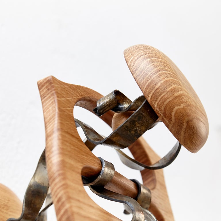 Antoni Gaudi Calvet Hanger Metal Wood Jugendstil For Sale 2