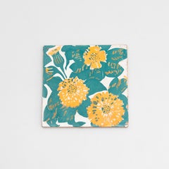 Antoni Gaudi Decorative Ceramic Spanish Tile of Casa Vicens, circa 1888