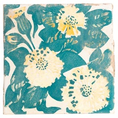 Antoni Gaudi Decorative Ceramic Spanish Tile of Casa Vicens, circa 1888
