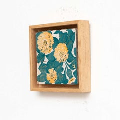 Piastrella decorativa in ceramica spagnola di Antoni Gaudi di Casa Vicens, 1940 circa