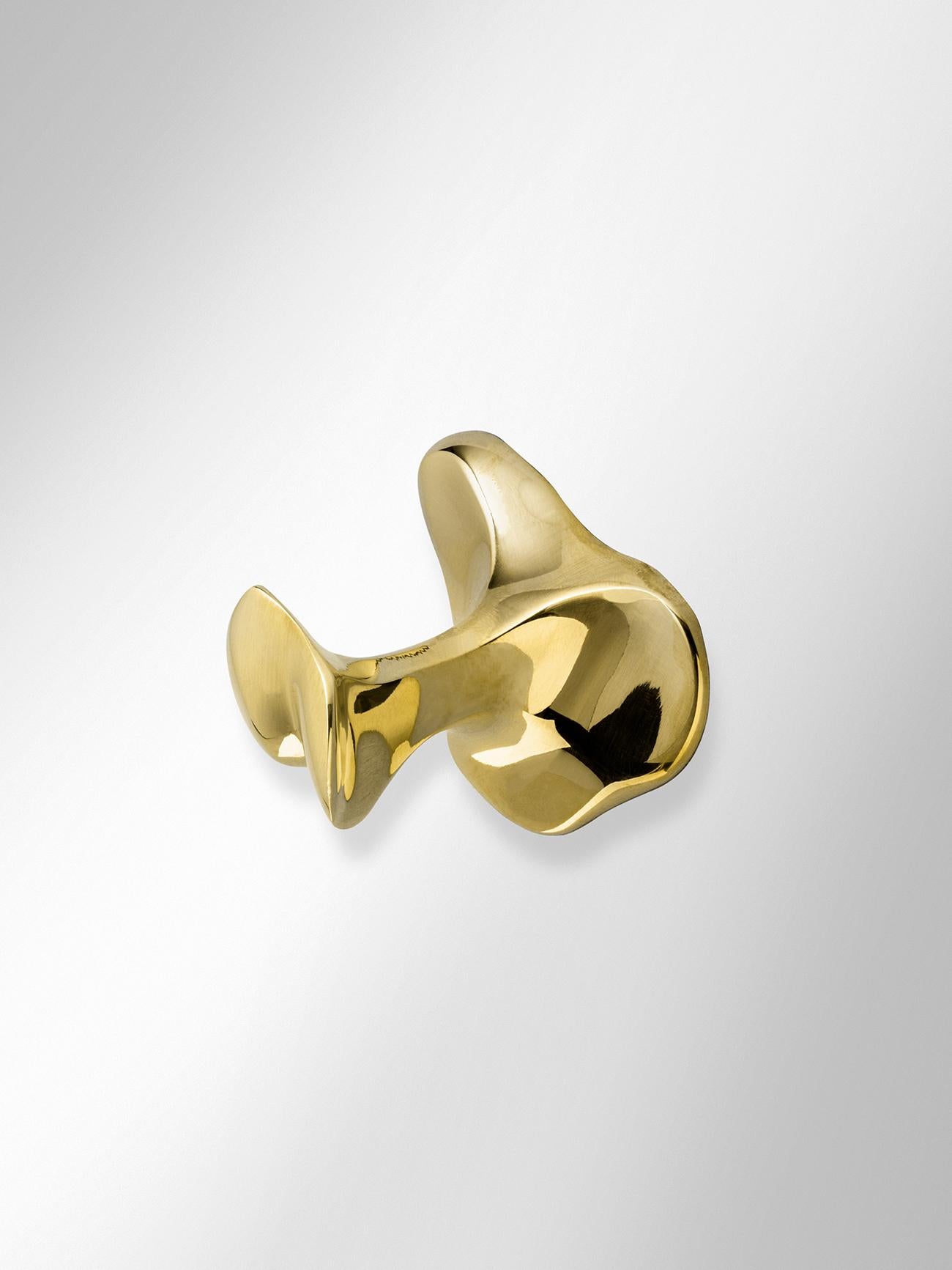 Art Nouveau Antoni Gaudi Milà no.3 Century Door Knob, Spain, Polished Solid Brass, Modernism For Sale