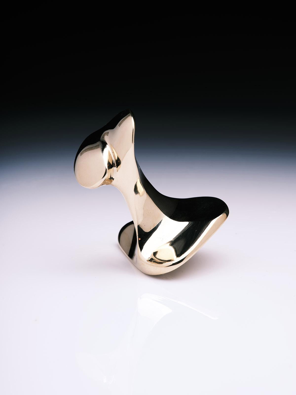 Spanish Antoni Gaudi Milà no.3 Century Door Knob, Spain, Polished Solid Brass, Modernism For Sale