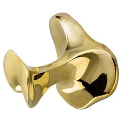 Antoni Gaudi Milà no.3 Century Bouton de porte, Espagne, Laiton massif poli, Modernity