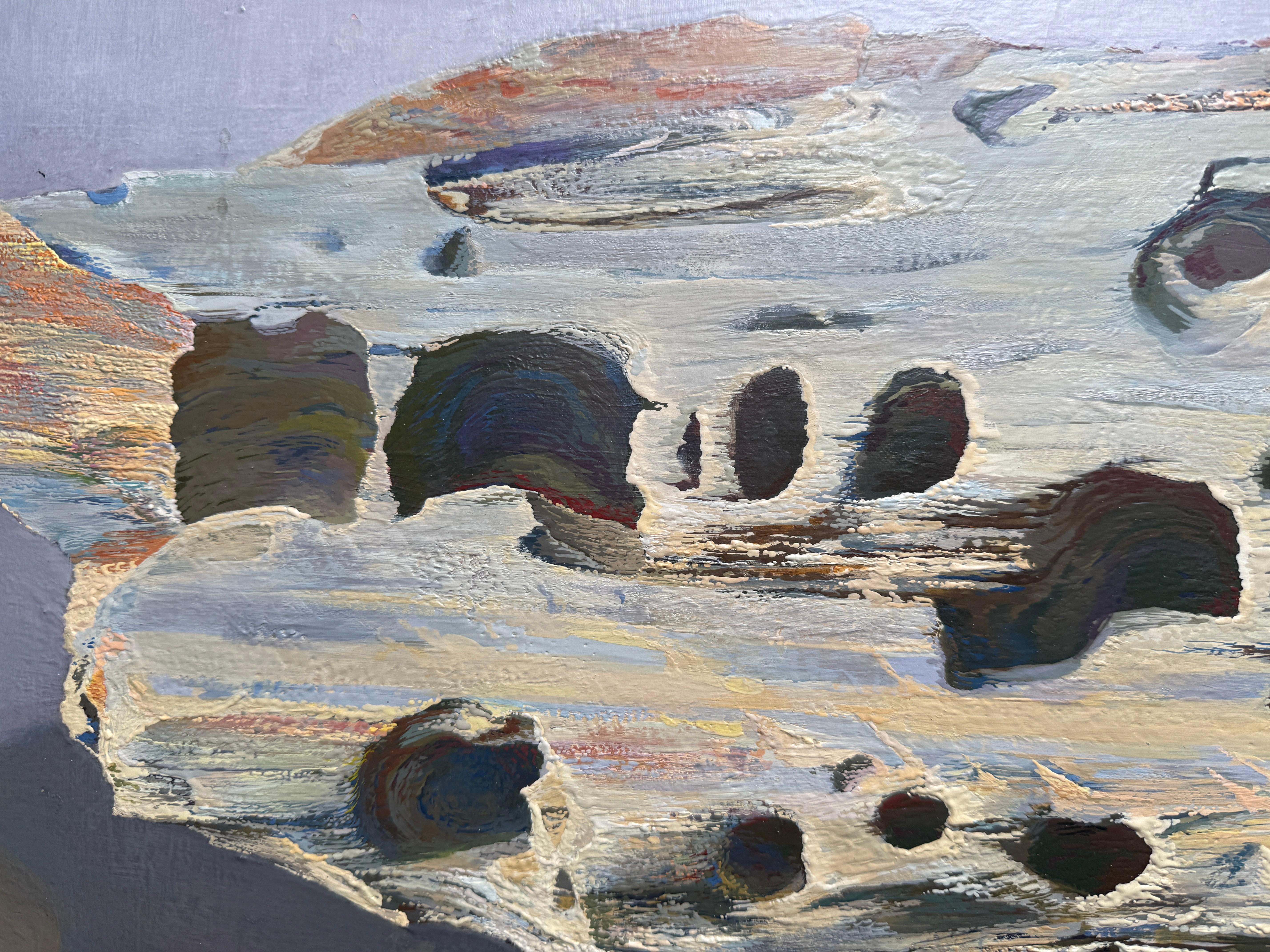 The Petrified Origin, Ölgemälde auf Leinwand, Gemälde Antoni Pitxot im Angebot 5