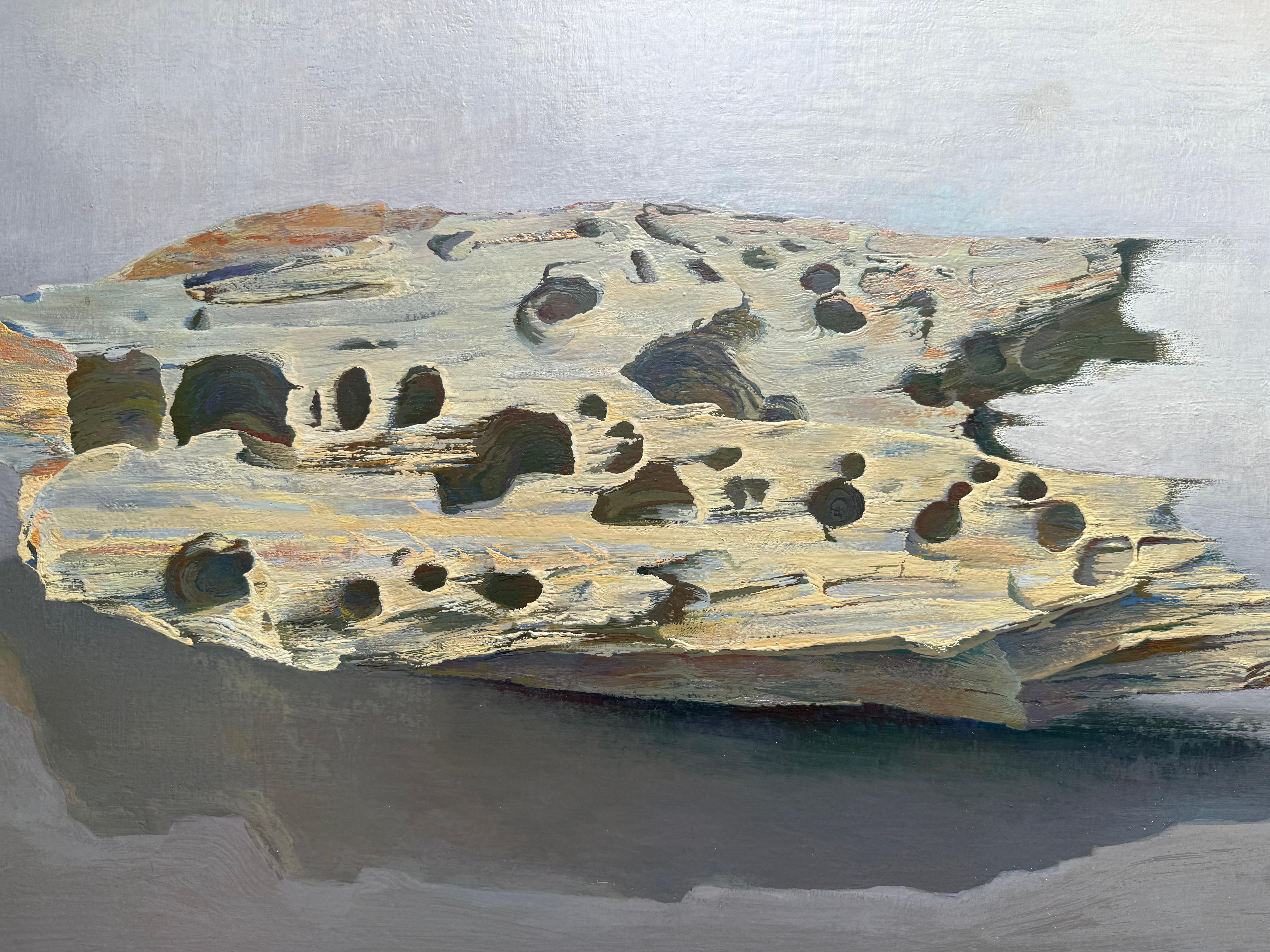 The Petrified Origin, Ölgemälde auf Leinwand, Gemälde Antoni Pitxot im Angebot 6