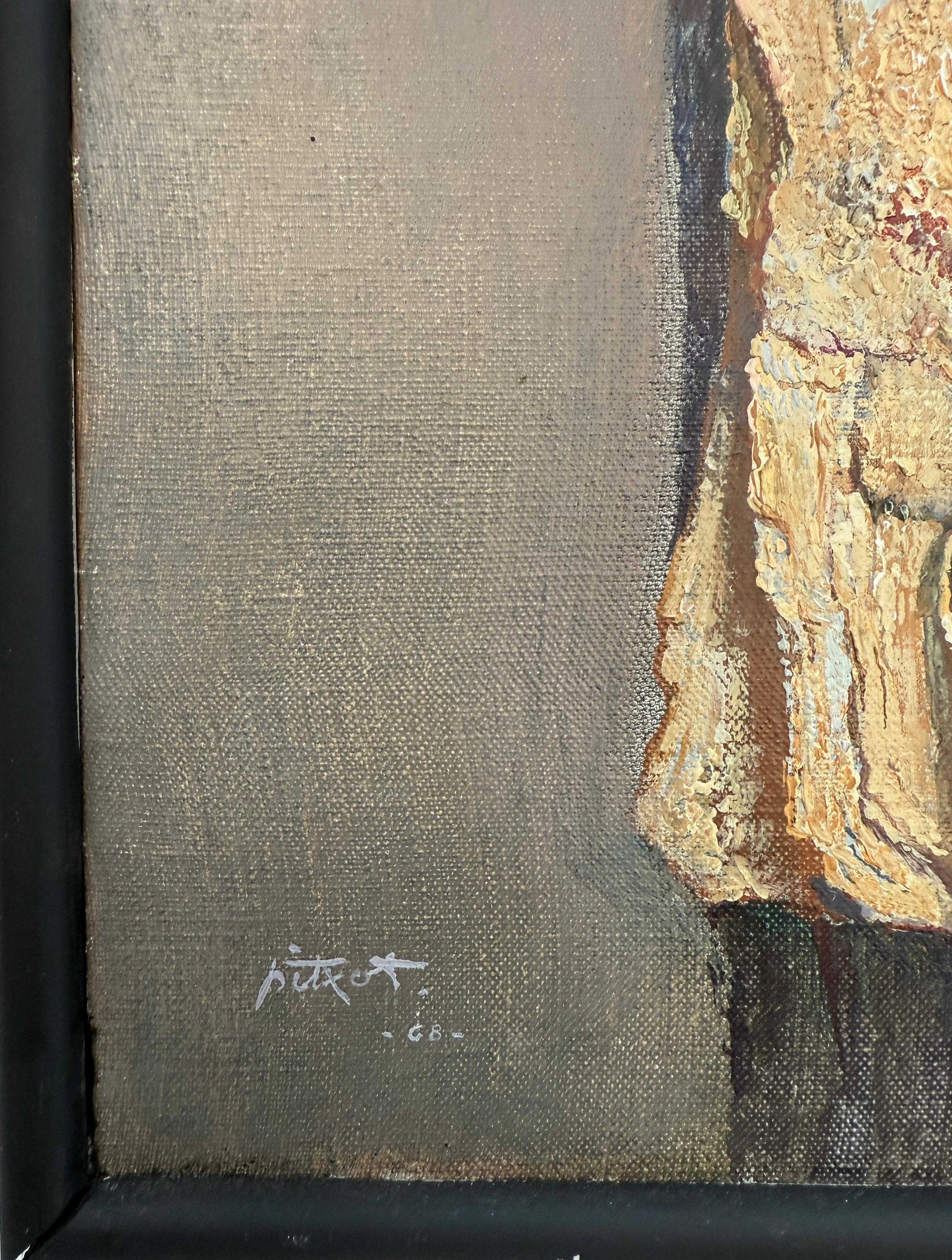 The Stone Lovers Öl auf Leinwand Gemälde Surrealismus – Painting von Antoni Pitxot