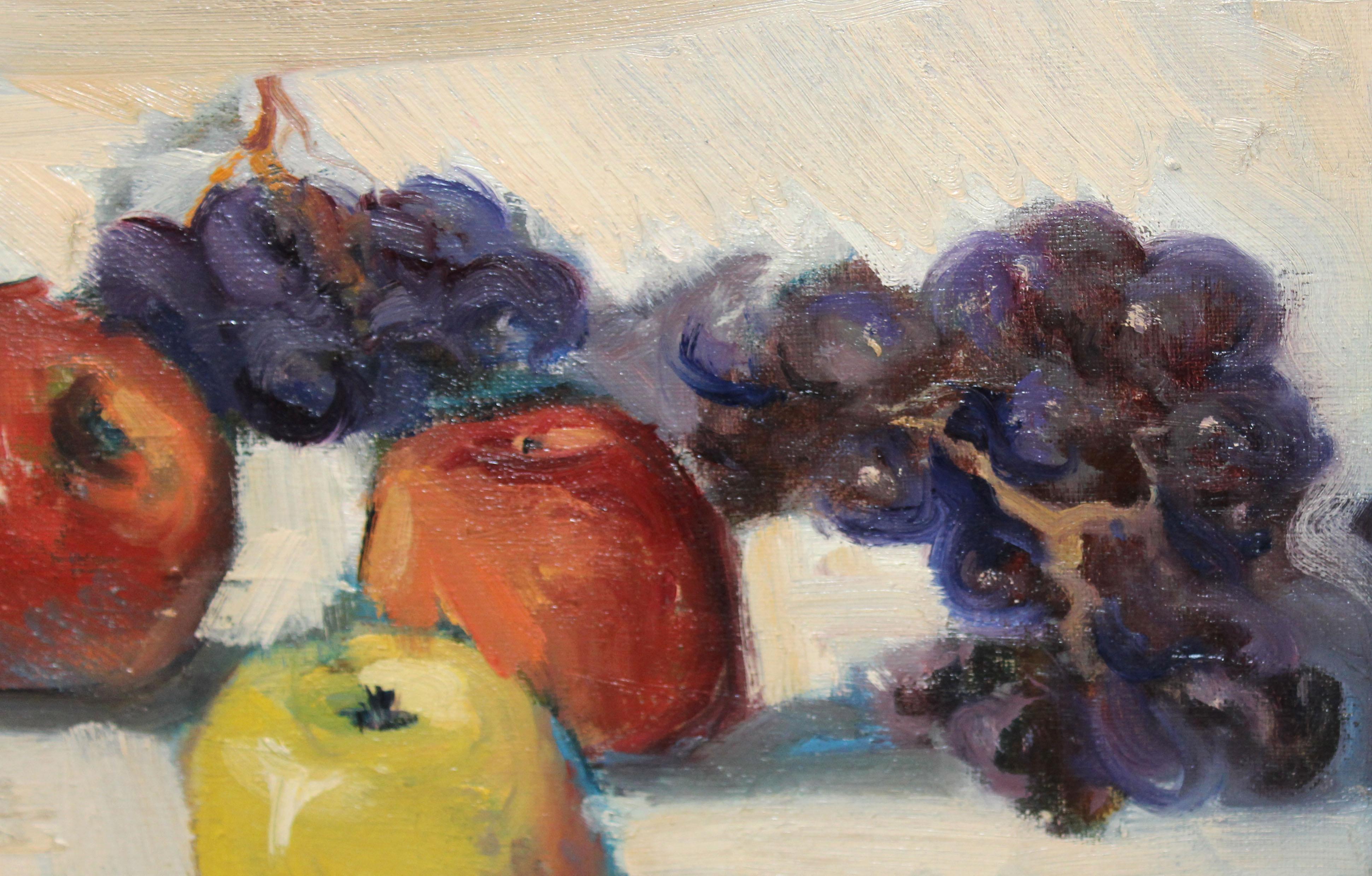 Bodegón frutal - Óleo sobre tela im Angebot 1