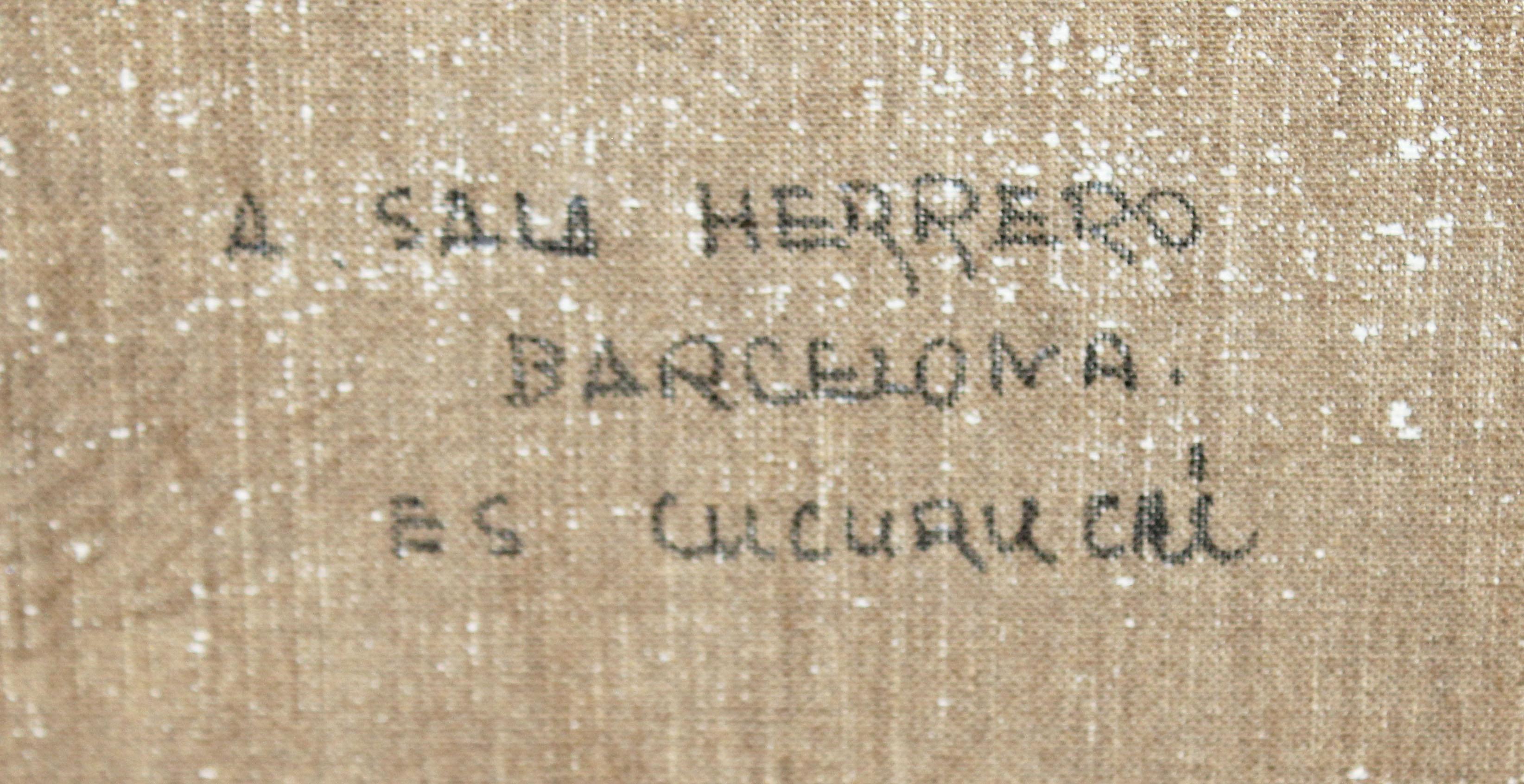 Es Cucurucuc (Cadaqués) - Óleo sobre tela in vendita 6