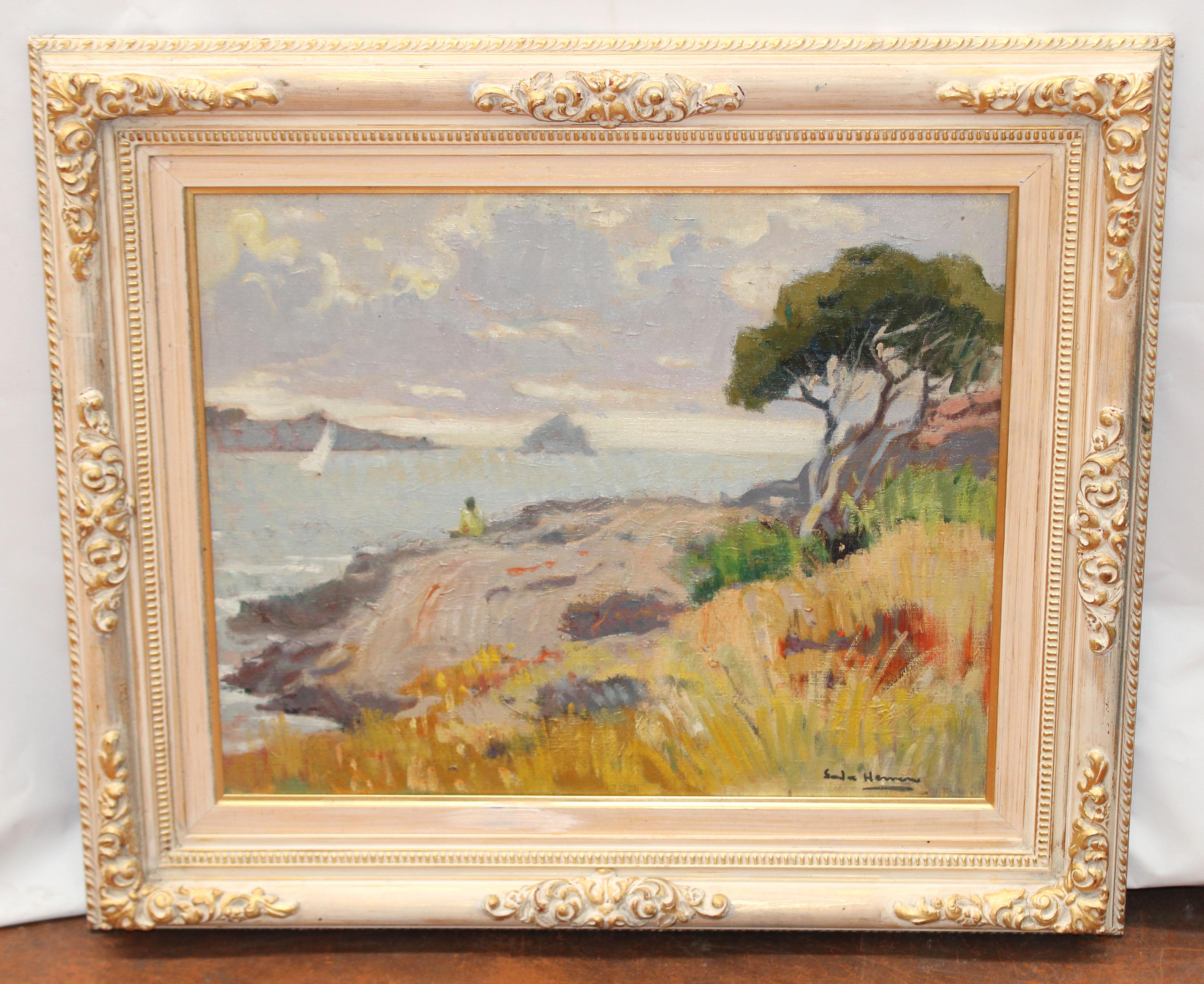 Es Cucurucuc (Cadaqués) - Óleo sobre tela - Painting di Antoni Sala Herrero